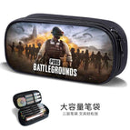 Waterproof, scratch-proof, non-fading, large-capacity three-layer pencil case / B44362