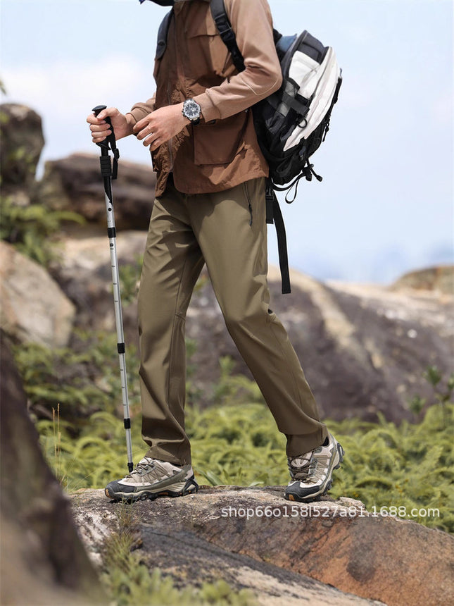 Spring and Autumn New Casual Pants Men's Straight Sports Pants Outdoor Pants Outdoor Hiking Cargo Pants Versatile
