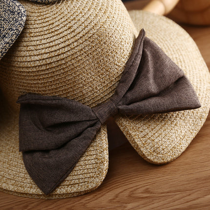 Sun hat ladies summer Korean fashion sun hat seaside straw hat sunscreen travel big eaves beach hat wholesale