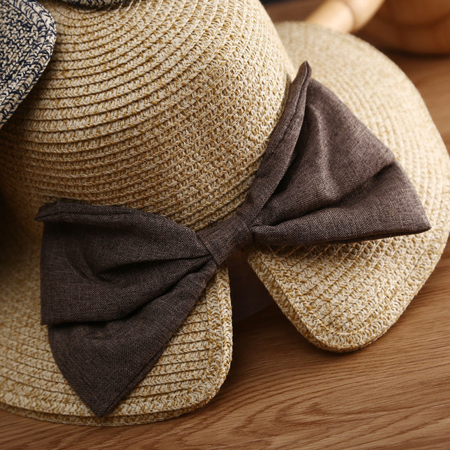Sun hat ladies summer Korean fashion sun hat seaside straw hat sunscreen travel big eaves beach hat wholesale
