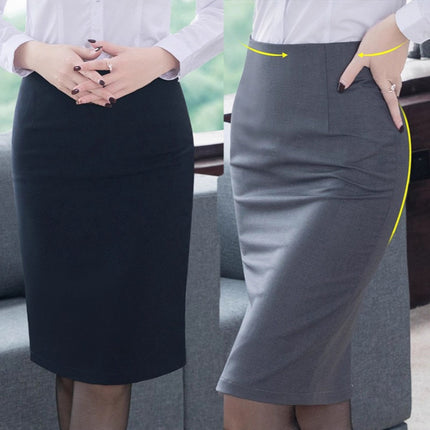 New Ol Fashion Professional Women's Extended Over-The-Knee Skirt Formal Workwear Slit Slimming One-Step Bodycon Half Skirt