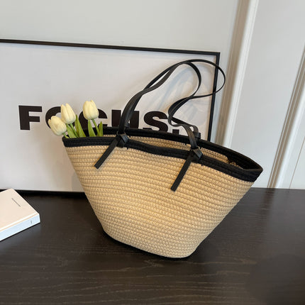 New Travel Crossbody Bag Woven Straw Women's Bag Travel Bag Fashion Beach Bag Trendy Niche Summer Shoulder Bag