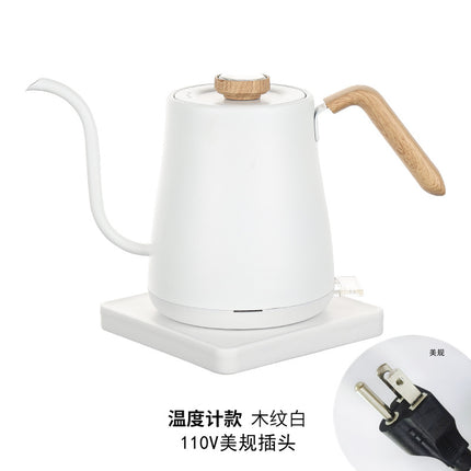 Slender Mouth Electric Household Kettle with Thermometer Coffee Hand Kettle Electric Kettle Electric Coffee Pot