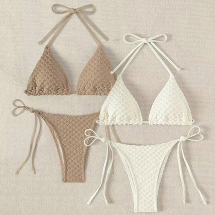Amazon Cross-border Hot Selling European and American New Bikini Tube Top Split Sexy Spice Girls Bikini Foreign Trade Swimsuit Women