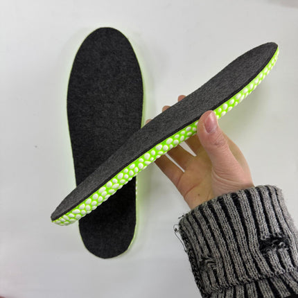 Boost Popcorn Insole Breathable High Elastic Men and Women 4D3 Massage Military Training Sports Shock-Absorbing Insole Production and Processing