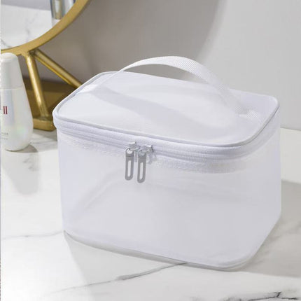 Mesh Cosmetic Bag, Large Capacity, Cosmetic and Toiletries Cosmetics Bag, Travel Cosmetics Bag, Portable and Printable Logo