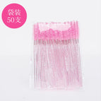 Crystal eyelash brush pink (50 pieces)