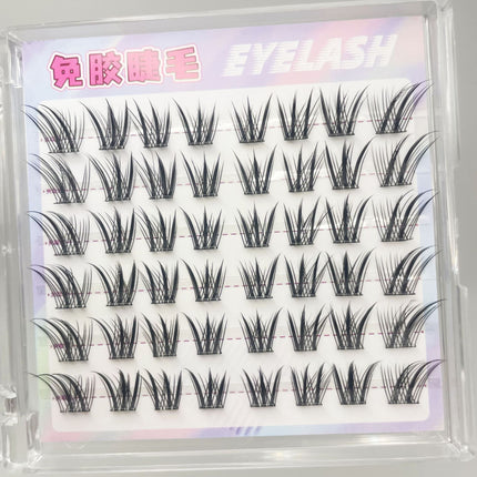 So Natural! Large-Capacity Sweet Girl Camellia Glue-Free False Eyelashes, Natural and Sweet Butterfly Eyelashes