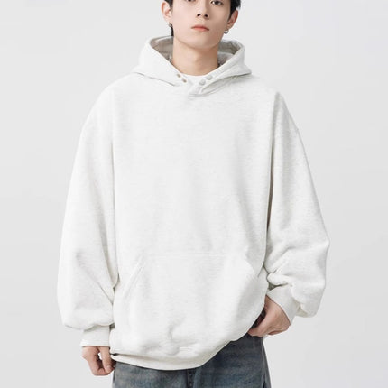 2024 American Heavy Hooded Sweater Men's Autumn Fashion Brand Casual Couple Hoodie High Street All-match Loose Jacket
