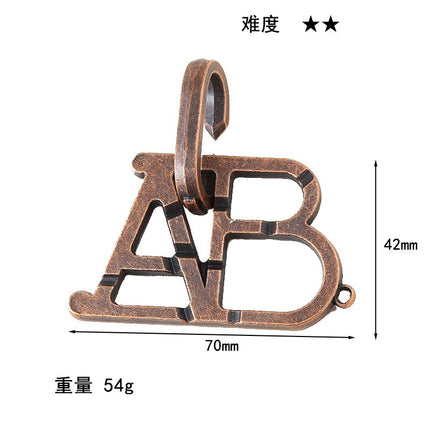 puzzle zinc alloy unlock Kong Ming lock magic alloy educational toys nine-chain intelligence unlock buckle full set