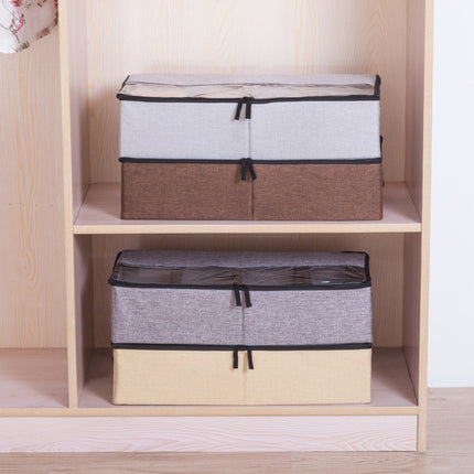 Household Folding Dustproof Shoe Box Seasonal Shoe Storage Artifact Bed Bottom Simple Storage Box Storage Layered Space-saving