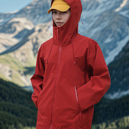 New Bird Home Outdoor Mountaineering Hard Shell Jacket Men's Three-proof Fabric Fashion Trendy Multi-color Optional Couple Jacket