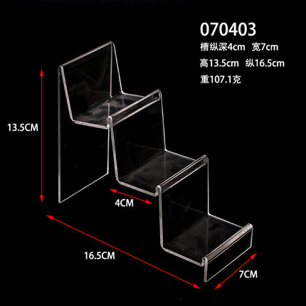 Multi-layer acrylic display stand mobile phone wallet display stand plexiglass transparent display display props