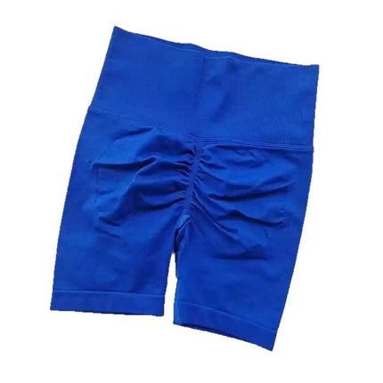 High-Waisted Summer Women's Elastic Slimming Yoga Shorts Quick-Dry Running Shorts Fitness Shorts