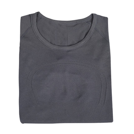 Lulu Original Standard Swiftly Tech Sports Short-Sleeved T-Shirt Casual Running Breathable Fitness Yoga Wear for Women