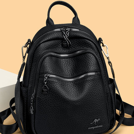 Backpack Women's Bag 2025 New Simple Fashion Large Capacity Women's Backpack Dual-purpose Commuter All-match Student Schoolbag