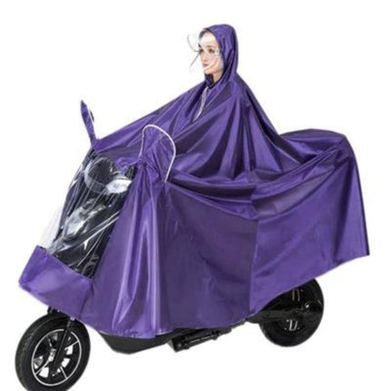 [New Listing] Raincoat Electric Car Motorcycle Increased Thickening and Long Anti-Rainstorm Double Riding Poncho