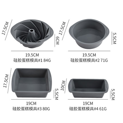 Food Grade Silicone Bread Chiffon Toast Mold Cake Pan Easy to Demould DIY Baking Silicone Cake Mold