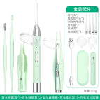 Green: charging 5 pieces of suit (silicone ear spoon accessories)
