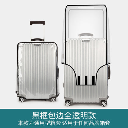 Trolley Suitcase Cover, Luggage Protective Cover, Pvc Suitcase Leather Case Dust Cover, Wear-Resistant Transparent Case Cover, Boarding Case