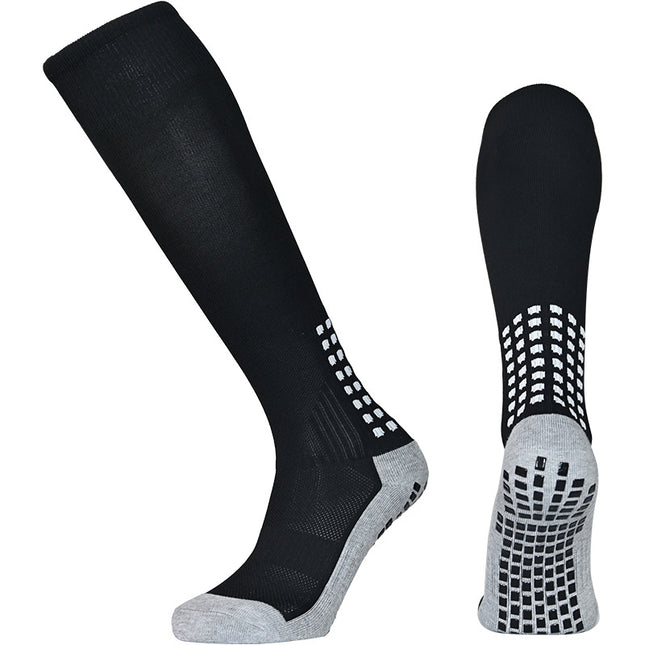 Adult Thickened Towel-Soled Long Tube Soccer Socks for Practical Professional Matches, High Tube Sports Socks, Wear-Resistant and Breathable