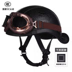 M / 3c plaid black + retro brown leather mirror (comes with cycling face towel)