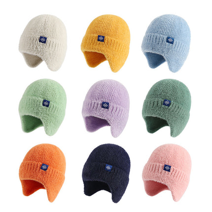 Baotou Cold Hat, Comfortable Hat for Men and Women, Autumn and Winter Ear Protection, Warm Woolen Hat, High Elastic Cold-Proof Cotton Hat, Cross-Border Foreign Trade