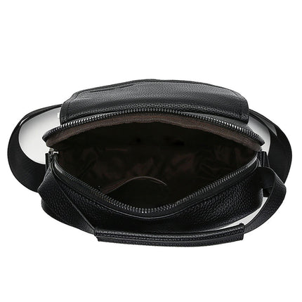 Men's Handbag Shoulder Bag Casual Business Travel Leather Bag Crossbody Bag Men's Cross Bag Simple Men's Bag Crossbody Bag
