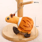Size as shown in color / Small coconut guinea pig pendant - about 12cm/23g