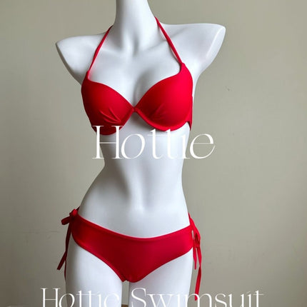 Source Manufacturer Girl's Pure Desire Sexy Bikini Small Breast Steel Support Push-Up Beach Vacation Long-Sleeved Blouse Swimsuit Sweet