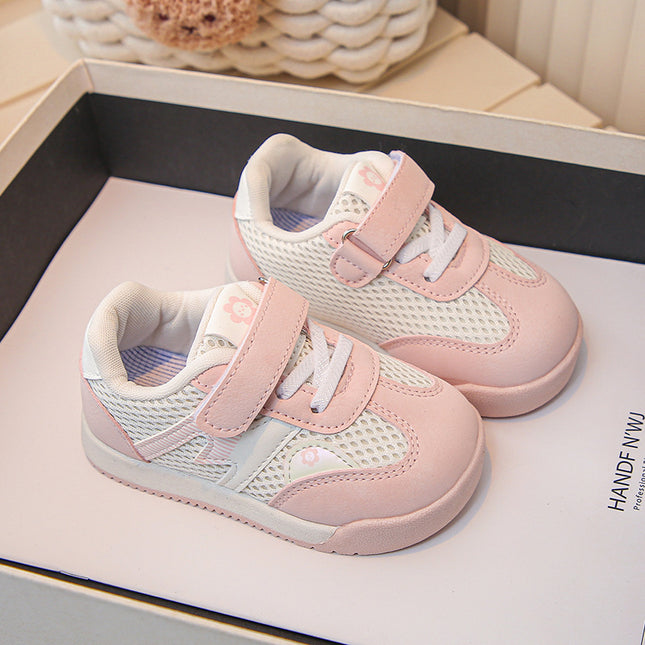 Baby Shoes Summer Mesh Shoes 0-3 Years Old Baby Soft-Soled Non-Slip Toddler Shoes Small and Medium-Sized Boys and Girls Mesh Breathable Shoes
