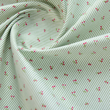 160cm cotton twill fabric pastoral floral cotton fabric handmade clothing bedding cotton flower flower
