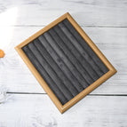 [yellow wood grain] 9 intestinal midget dark gray