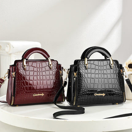 New Stone Pattern Printed Women's Bags, Fashionable Women's Bags, Shoulder Crossbody Bags, High-End Handbags, Women's Bags