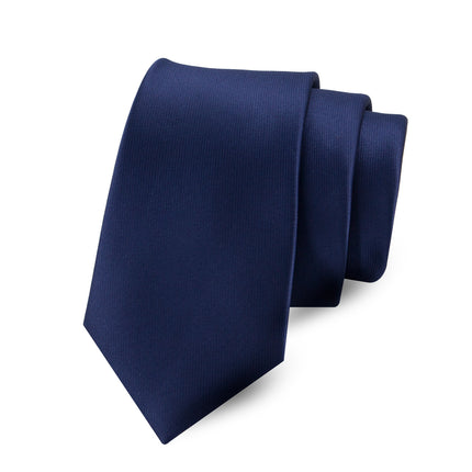 Men's 6cm Plain Tie, Business Blue Narrow Solid Color Tie, Wholesale Fashion Tie to Match Suits, 7cm Tie