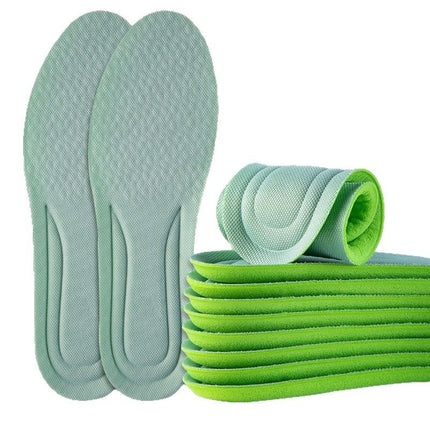 Cloud Insoles for Women, Soft Sole, Sweat-Absorbent, Anti-Odor, Breathable, 4D Stepping Comfort, Ultra-Soft, Thickened, Massage, Pain Relief, Not Tired after Standing for a Long Time