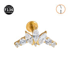 1.0x6mm / Gold (insert rod)