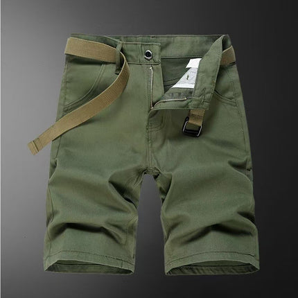 Men's Casual Shorts for Summer, Trendy Loose-Fitting Youth Mid-Length Shorts, Beach Shorts, Five-Point Pants for Outdoor Wear