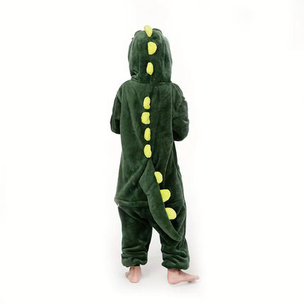 Animal cartoon conjoined pajamas Chai dog red dinosaur flannel penguin factory conjoined home clothes cross-border self-sale