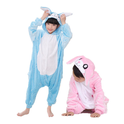 2025 New Cartoon One-Piece Animal Pajamas for Children, Thickeneded Flannel New Performance Clothes, Exclusively for Cross-Border Supply