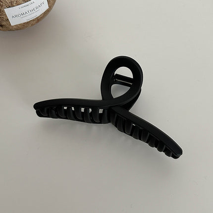 Large Grab Clip Black Simple Hair Clip Large Hair Clip Headwear Head Hair Shark Clip Hair Multi-Hair Accessories