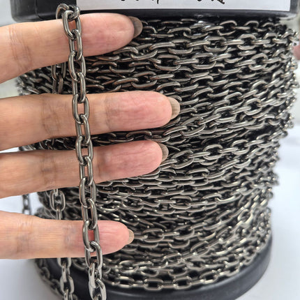 Pure titanium welded joint industrial chain corrosion-resistant lightweight dog chain pet chain outdoor anti-slip chain clothes titanium chain