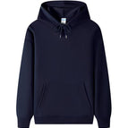 Hooded model-navy blue / S