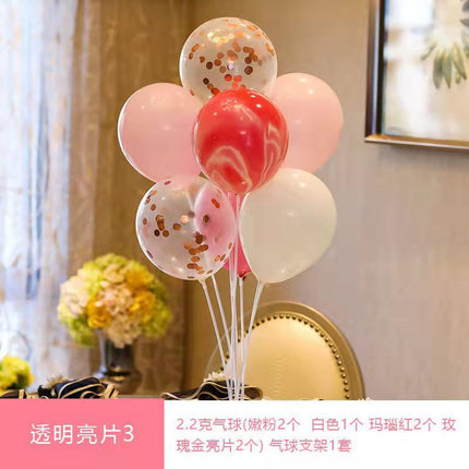Table floating balloon decoration suit desktop decoration business Super activity birthday party banquet decoration engagement gift balloon