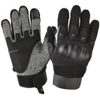Black anti-cut cloth shell full finger / M