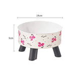 Printed red cat goblet bowl / opp sealed bag