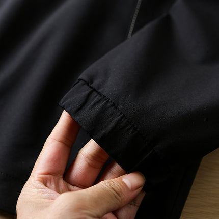 Brand Export Men's Clothing Milk Silk Jacket Men's Autum Removable Hood Casual Versatile Jacket Men's J8206