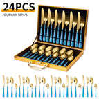 D 1010 blue gold (gold wooden box)