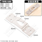Stainless steel large concealed hanging/1 (without screws)
