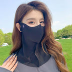Mz sunscreen mask (short) - black